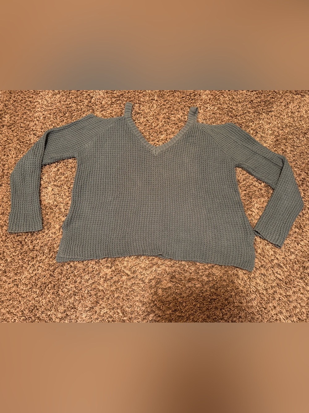 L.A. Hearts Cold Shoulder Knit Sweater